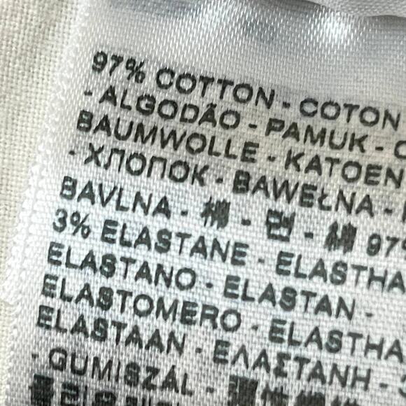 Levi's Perfectly Slimming 512 Straight Leg Jeans Women's 14 Floral Print Yellow - Picture 13 of 14